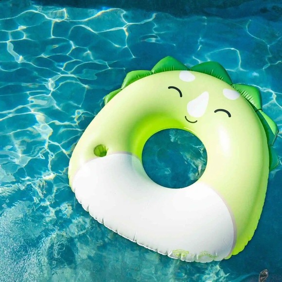 BigMouth Squishmallows Wanda the Watermelon & Tristan the Triceratops Pool Float - Picture 7 of 14